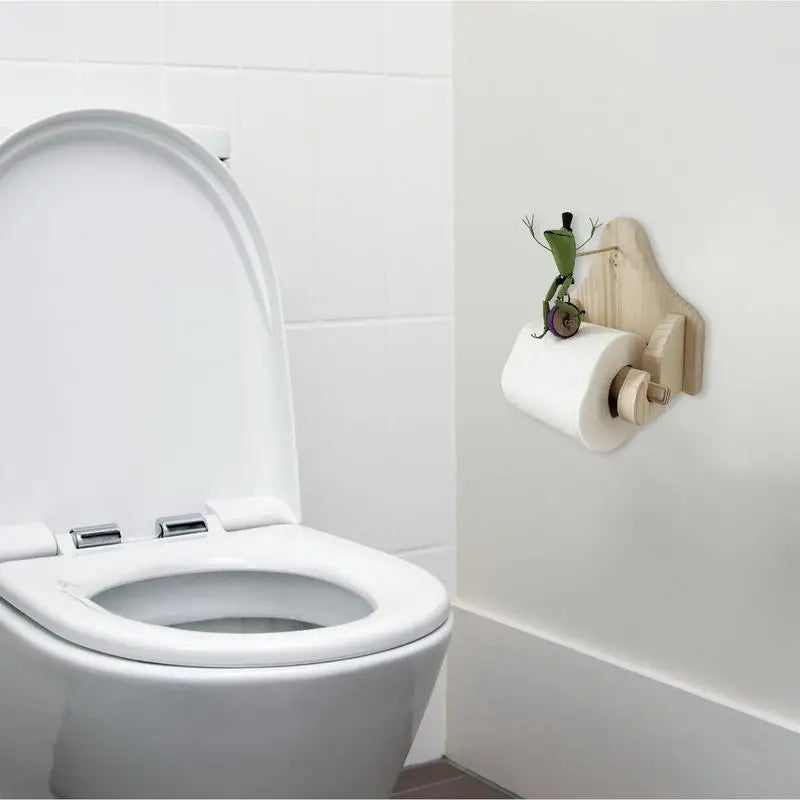 Toiletpapierhouder met Kikker Design 4