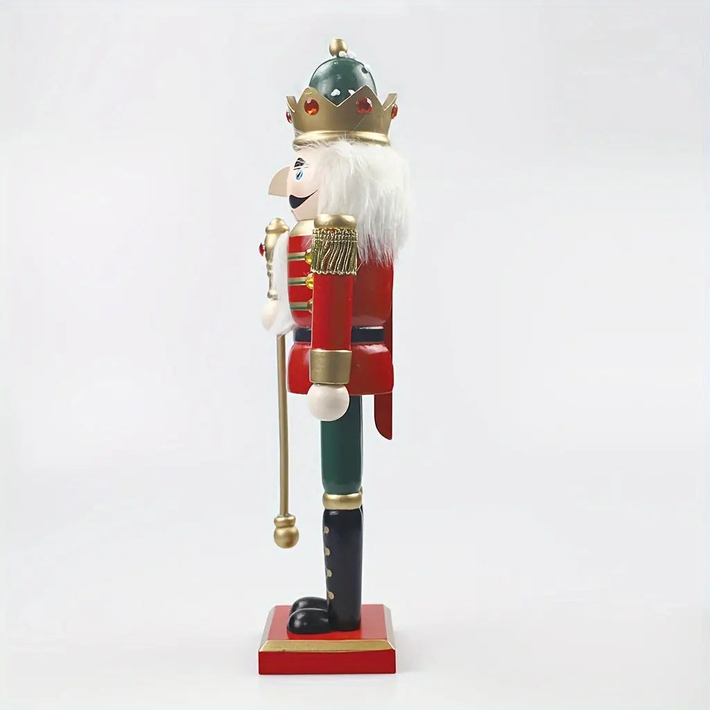 Traditionele Notenkraker 30 cm Met Scepter Voor Feestelijke Decoratie 1