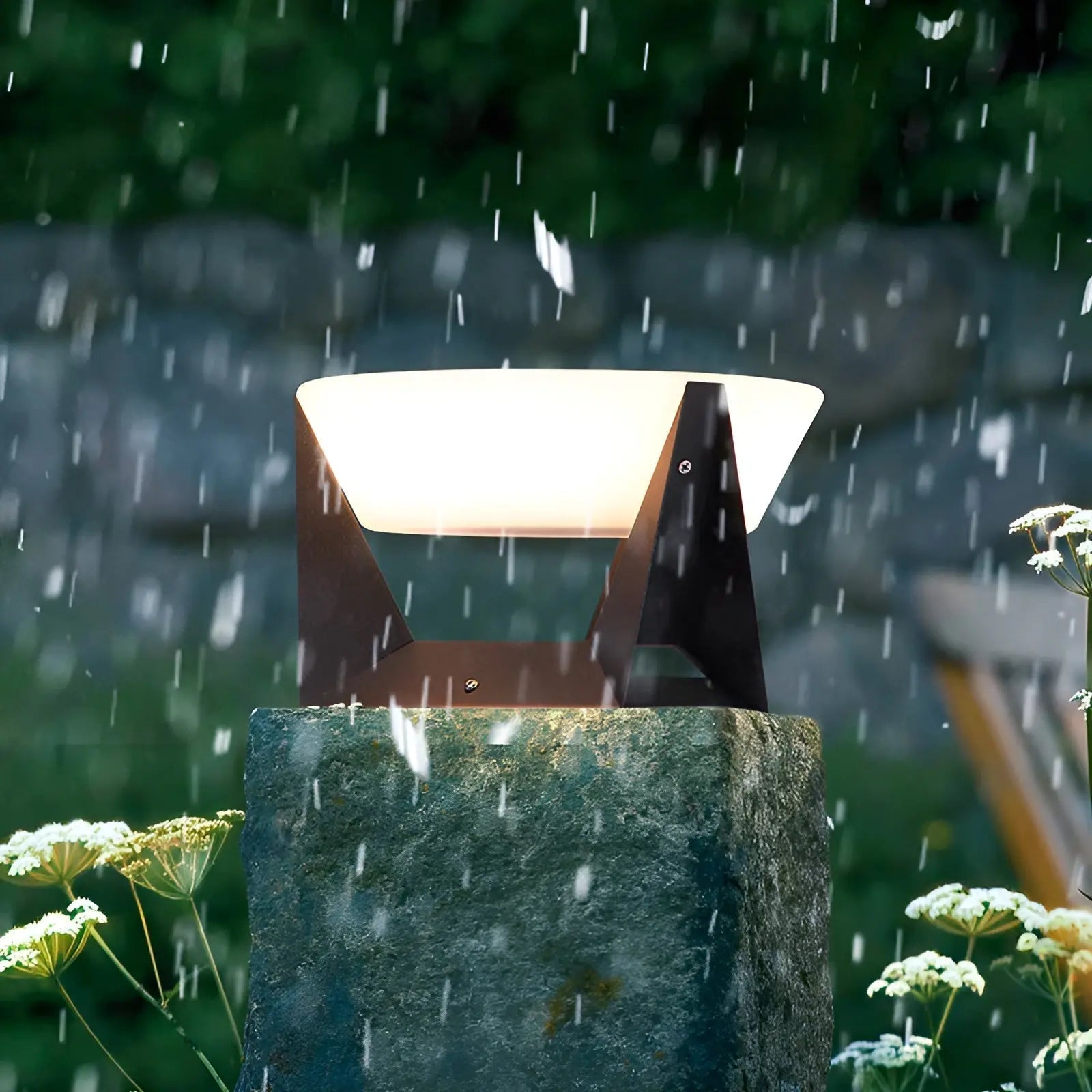 Tuinlamp op zonne-energie Japanse stijl 5