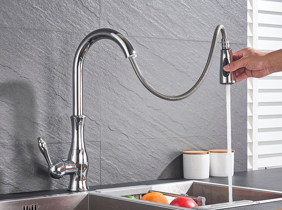Uittrekbare Keukenkraan Modern Design 4