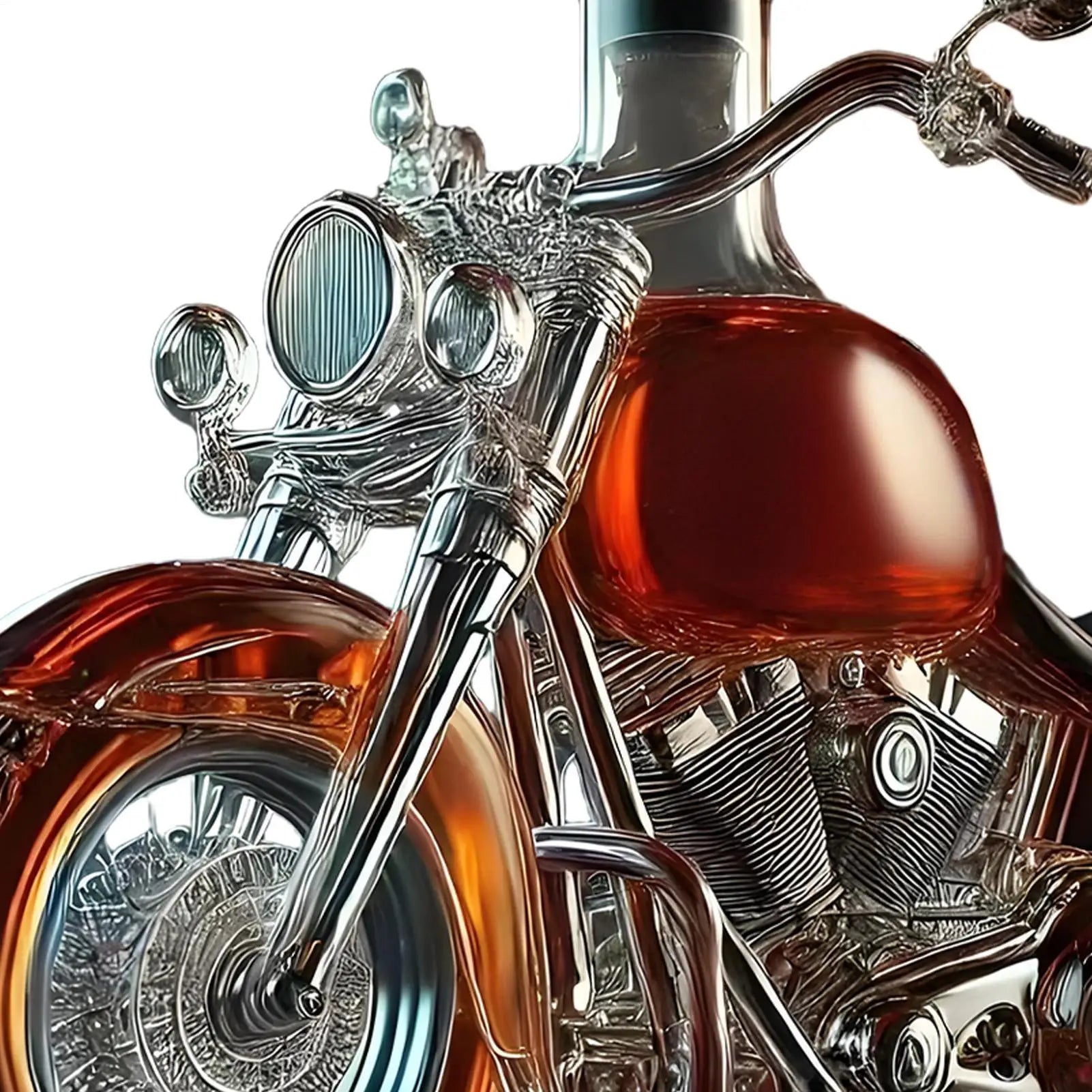 Unieke Motorfiets Karaf voor Whisky en Wijn 5
