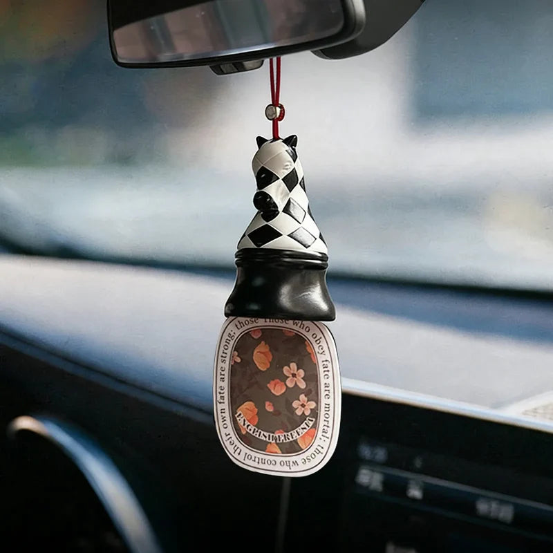 Unisex Auto Geurhanger Dambordpatroon Modern Design 7