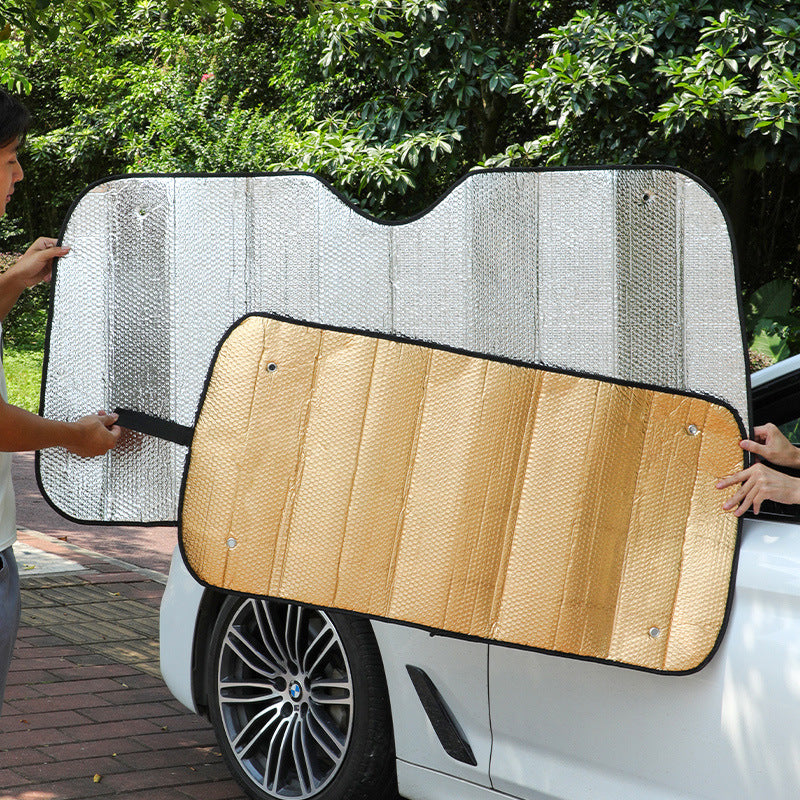 Unisex Autozonnescherm Opvouwbaar Reflecterend Thermisch Isolerend 4