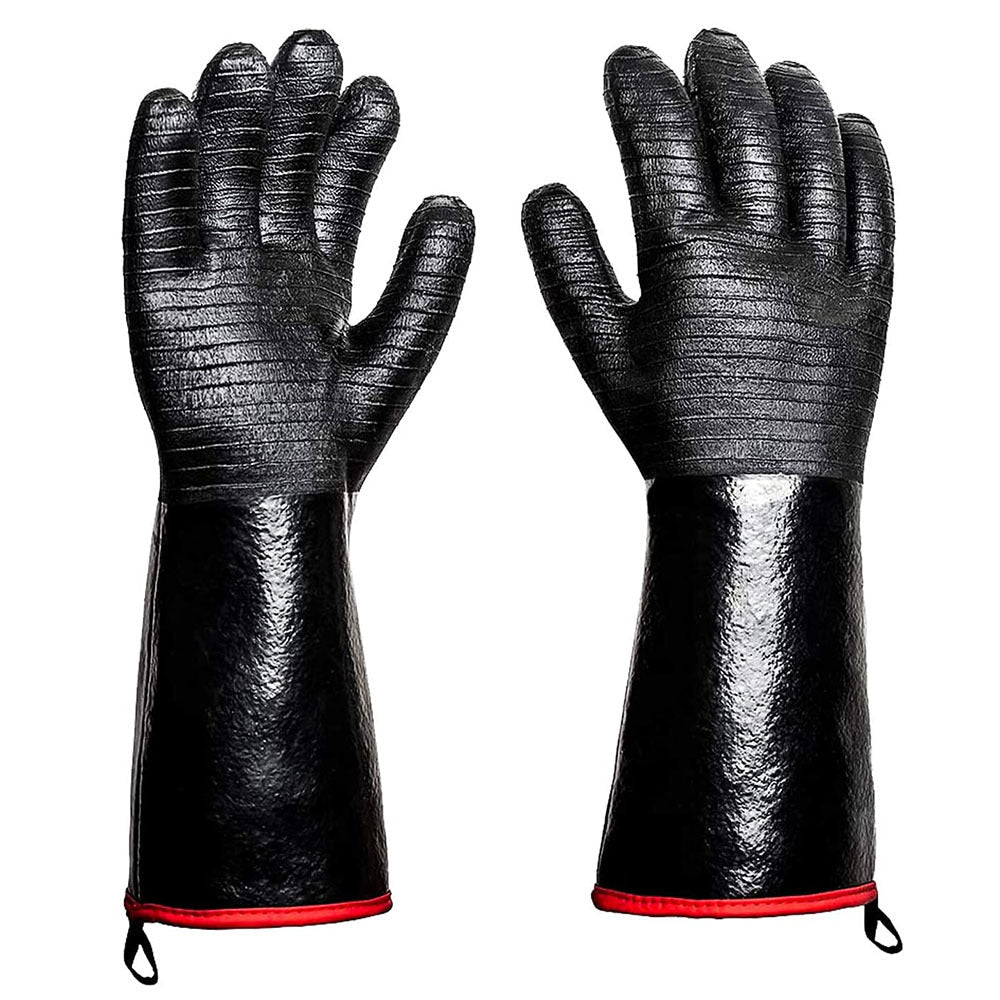 Unisex BBQ-handschoenen met antislip grip en verlengde manchetten 4