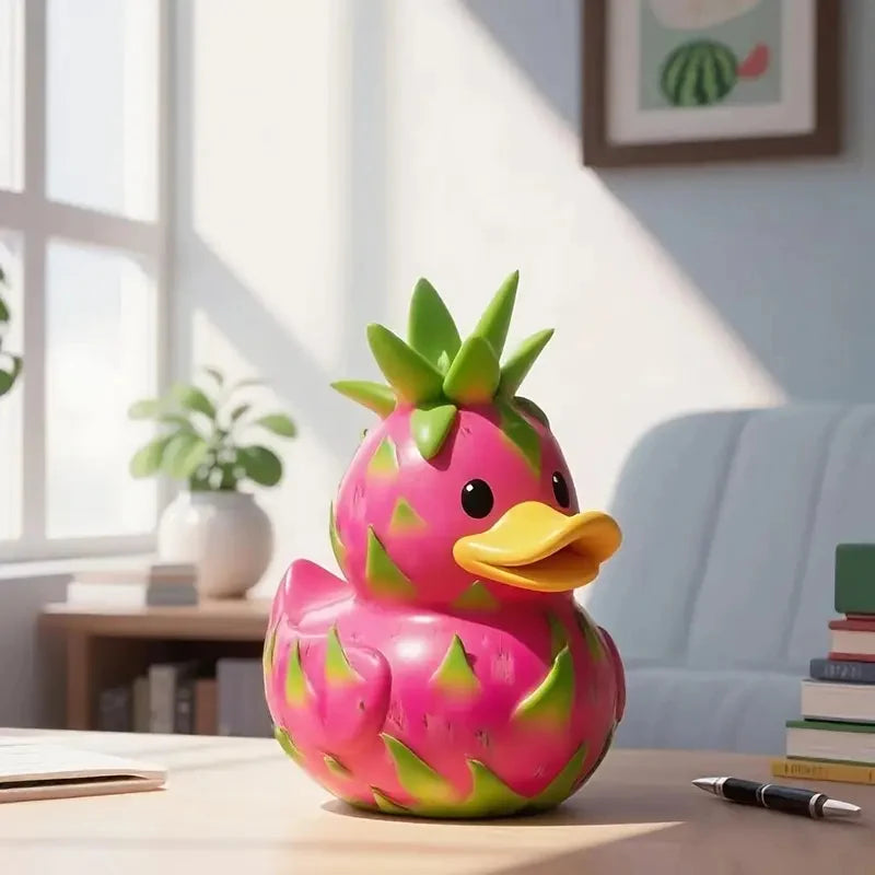 Unisex Badeendje Met Aardbeienmotief Speels Design 1