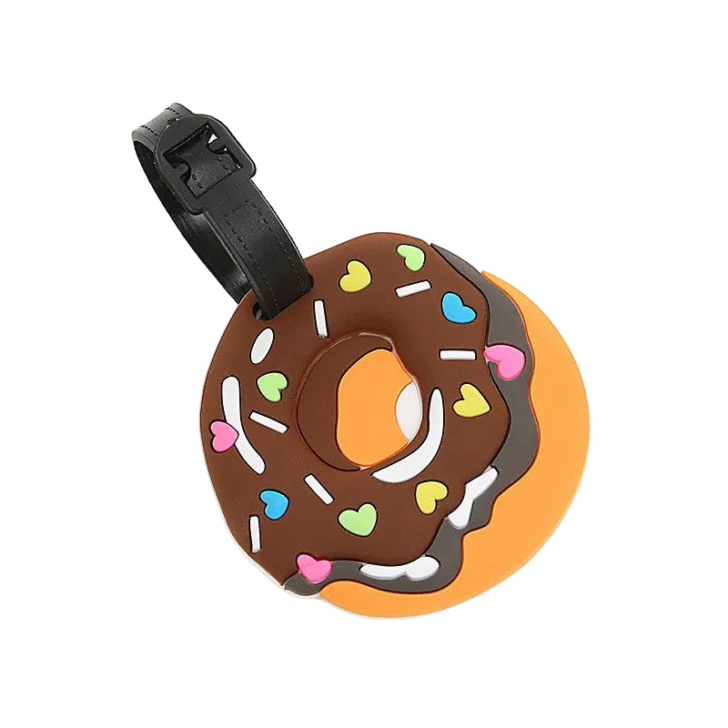 Unisex Bagagelabel Donut Design Praktisch en Creatief 0