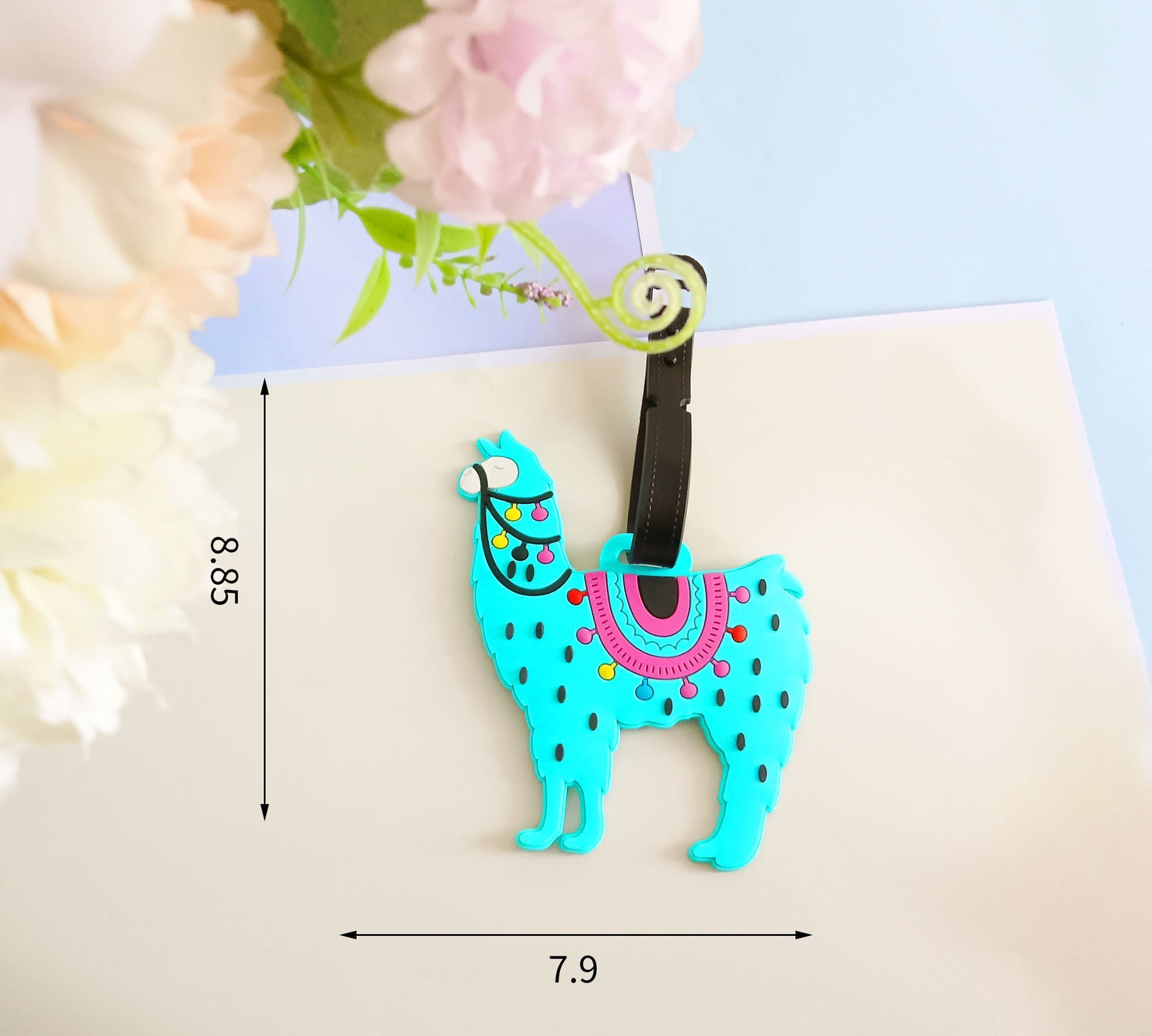 Unisex Bagagelabel Lama Design Speels en Praktisch 0