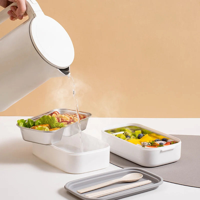Unisex Bento Box Met Meerdere Compartimenten En Veilig Sluitmechanisme 2