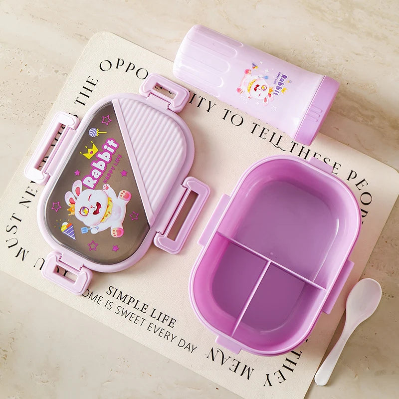 Unisex Bento Box met Meerdere Compartimenten voor Maaltijdvoorbereiding 3