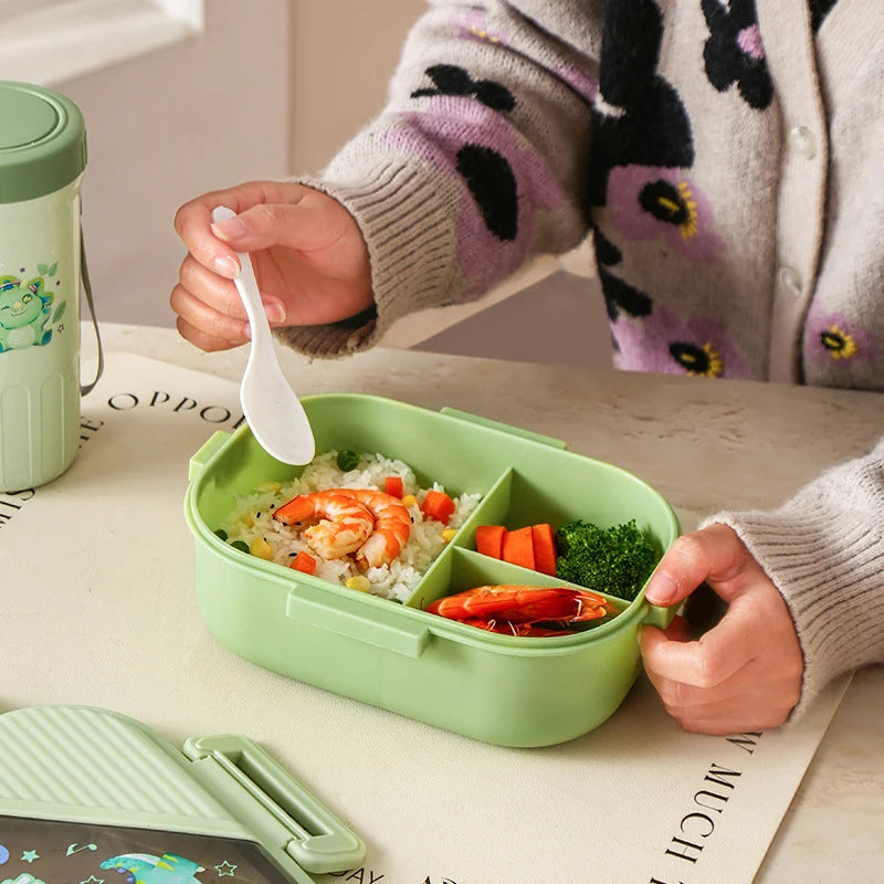 Unisex Bento Box met Meerdere Compartimenten voor Maaltijdvoorbereiding 4