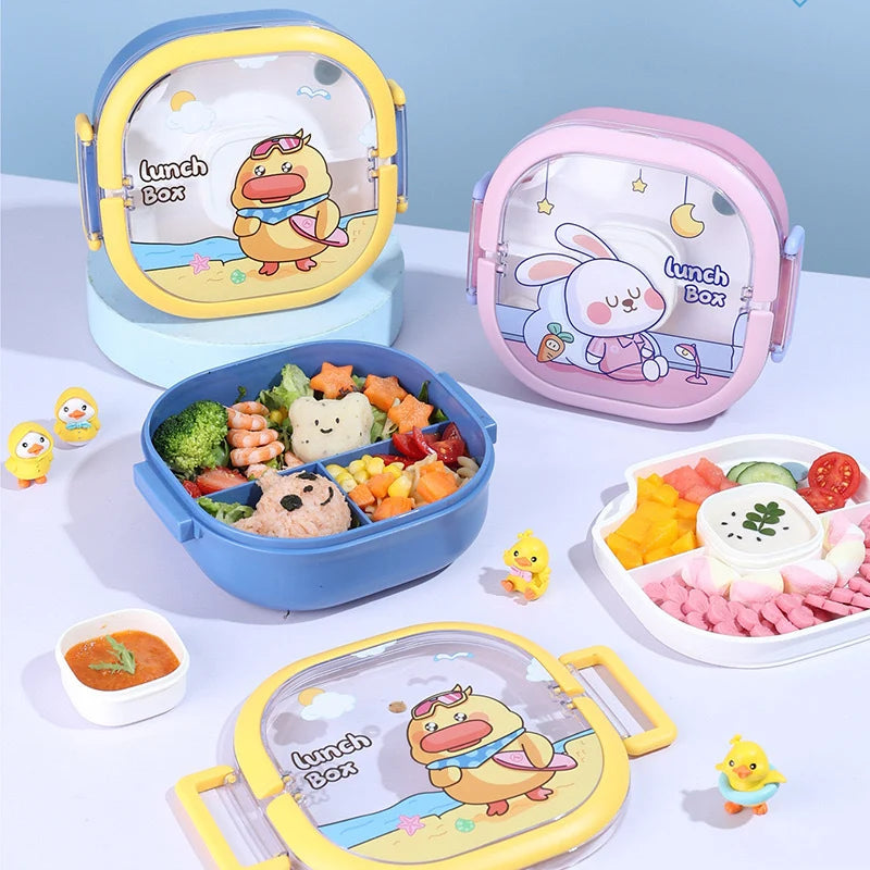 Unisex Bento Lunchbox Cartoonstijl Speels Ontwerp 1