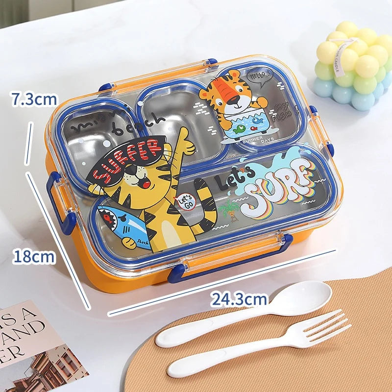 Unisex Bento Lunchbox Cartoonthema Creatief Ontwerp 7