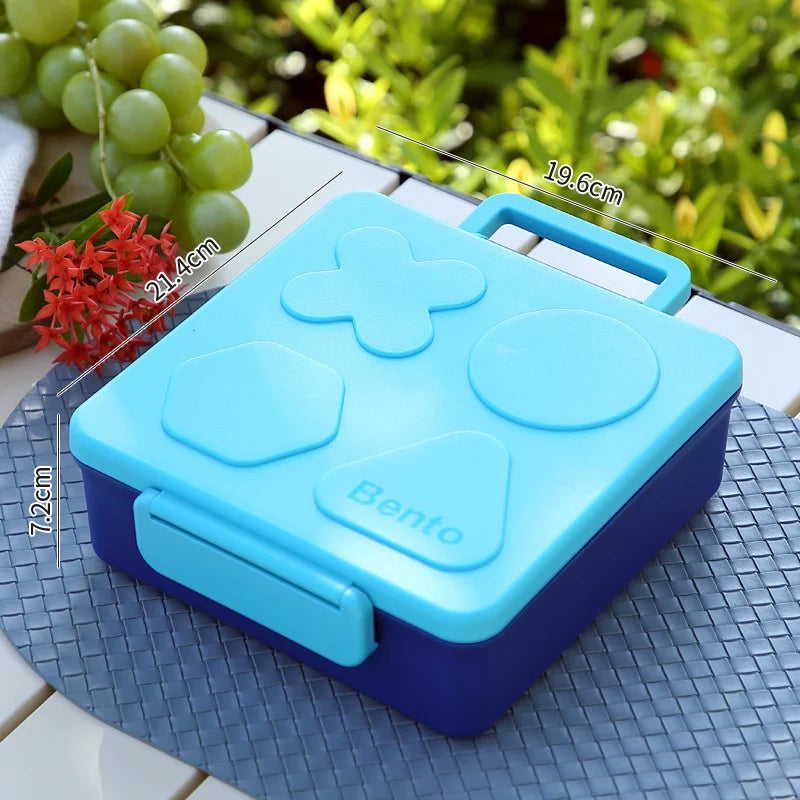 Unisex Bento Lunchbox Interactief Met Meerdere Vormen 0