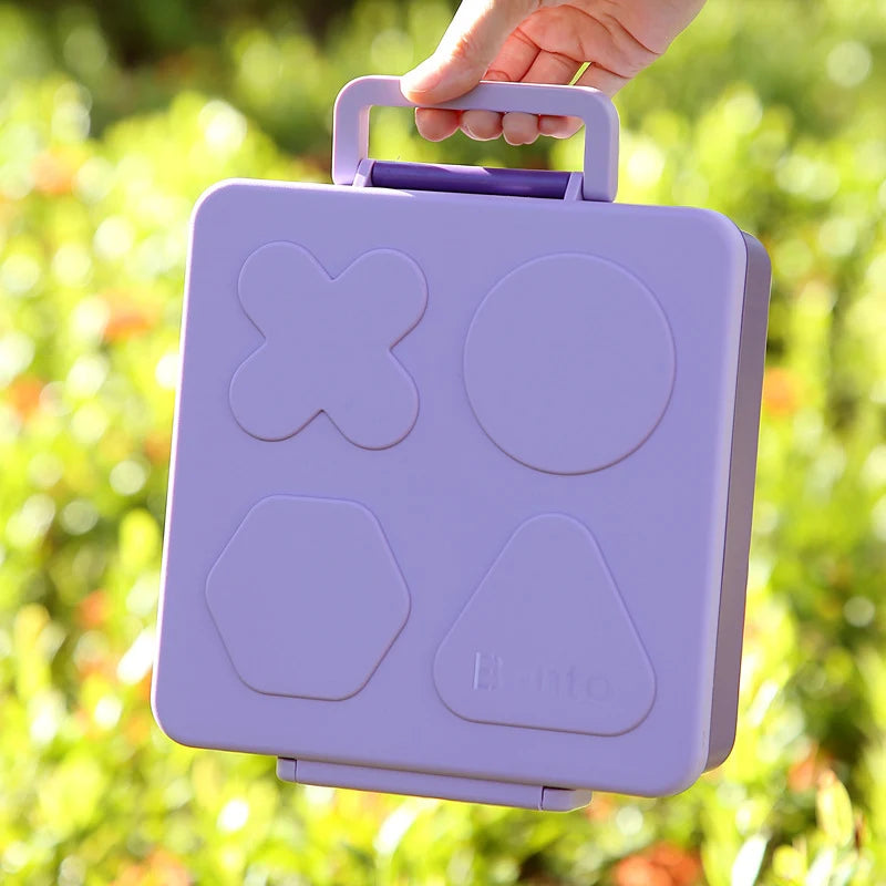 Unisex Bento Lunchbox Interactief Met Meerdere Vormen 4