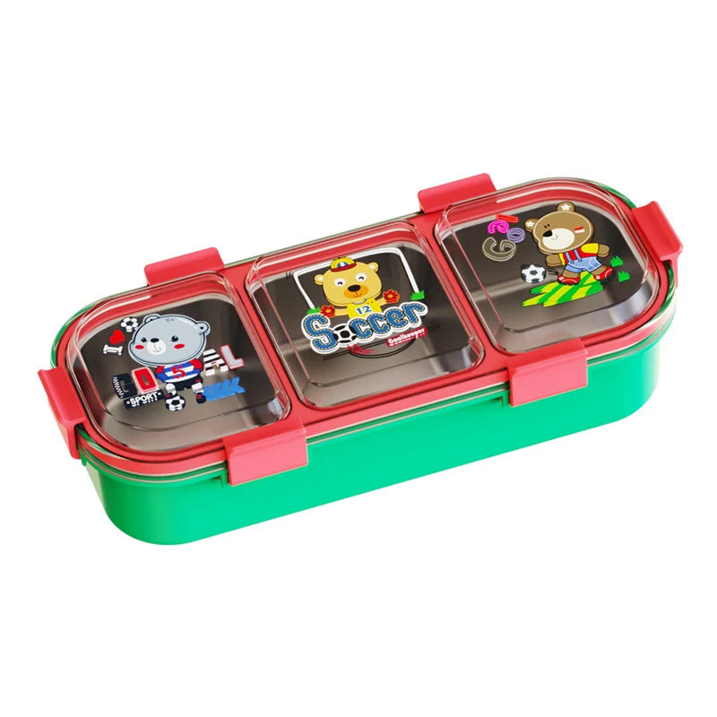 Unisex Bento Lunchbox Met Meerdere Compartimenten En Dierenthema 5