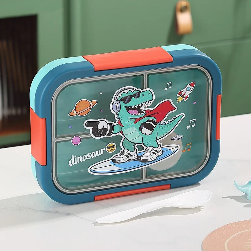 Unisex Bento Lunchbox Met Meerdere Compartimenten Sportstijl 9