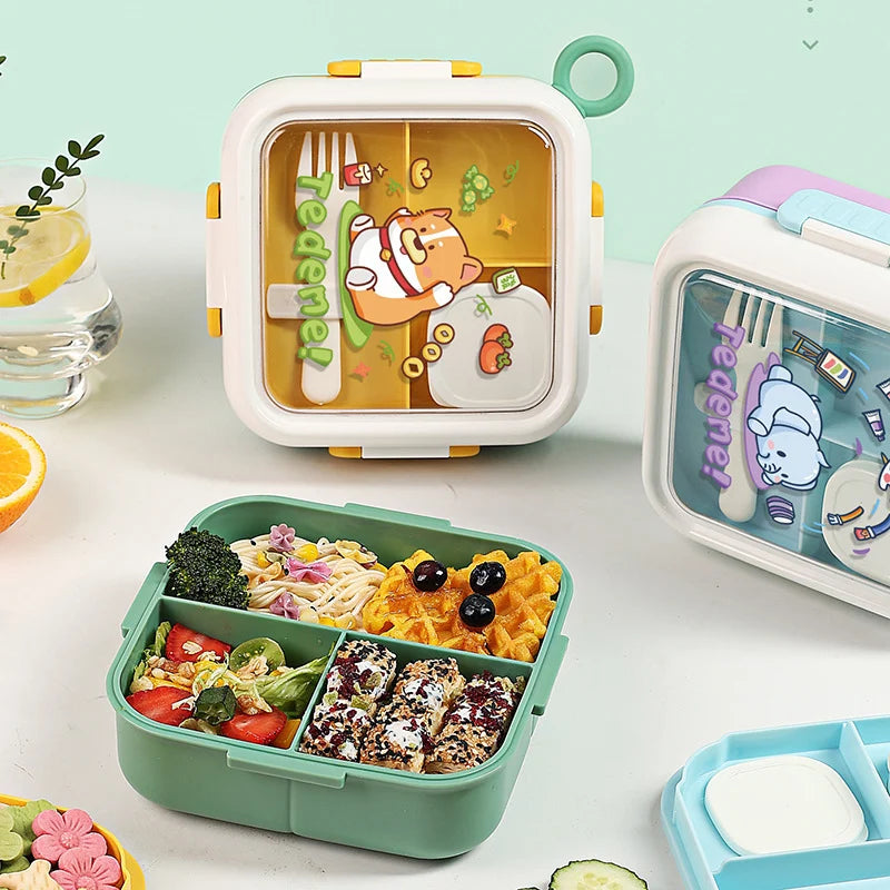 Unisex Bento Lunchbox Met Speels Thema 2