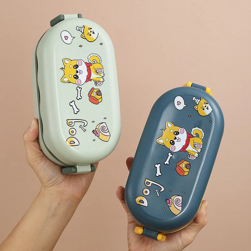 Unisex Bento Lunchbox Met Speelse Vorm 3