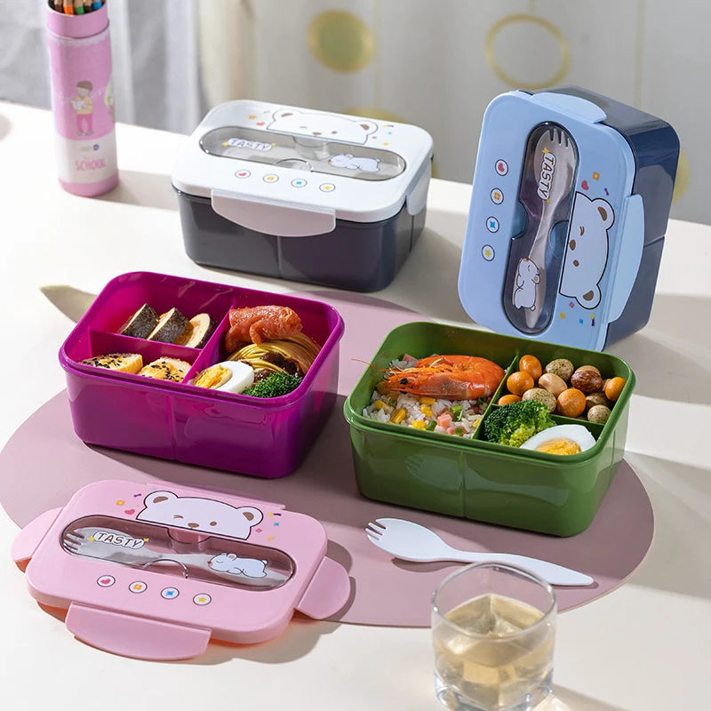 Unisex Bento Lunchbox Multifunctioneel Ontwerp 3