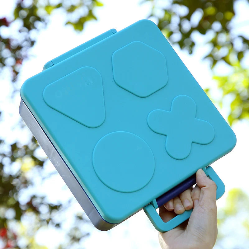 Unisex Bento Lunchbox met Meerdere Compartimenten en Speels Design 1