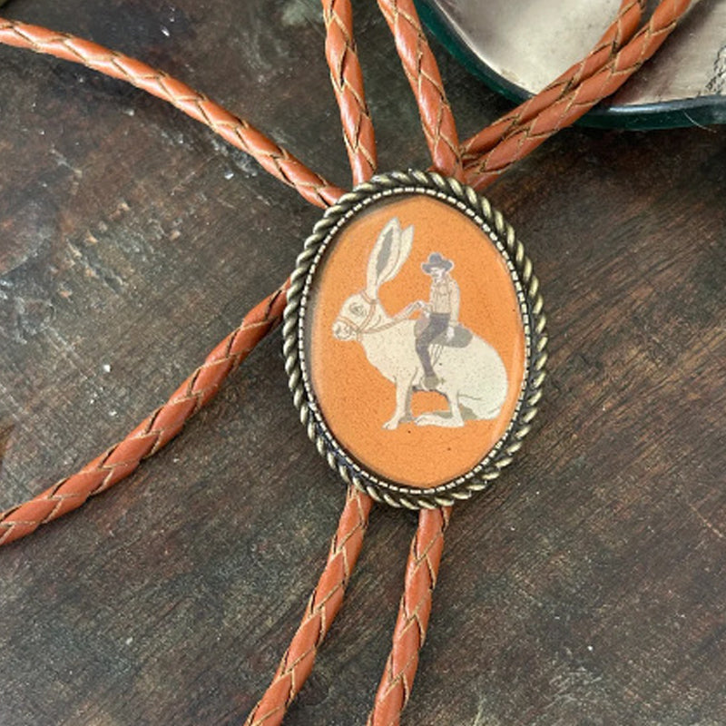 Unisex Bolo Tie met Banjo Kikker Ontwerp 4