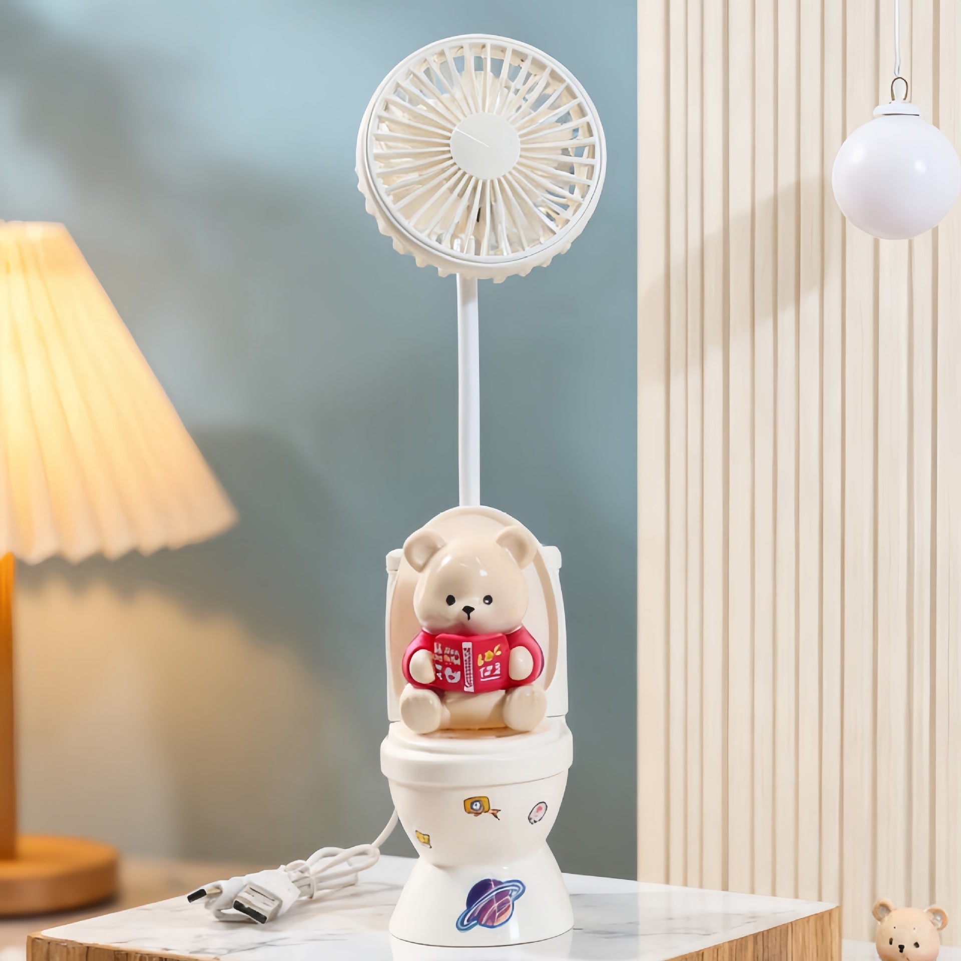 Unisex Bureauventilator Creatief Ontwerp 6