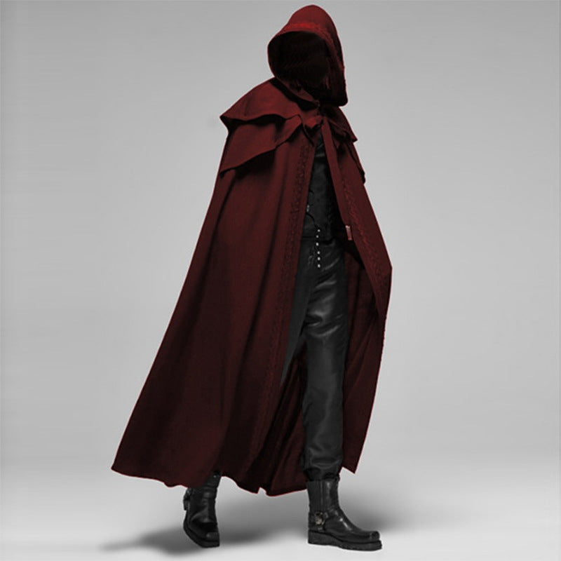 Unisex Cape met Capuchon Gotisch Stijl 1