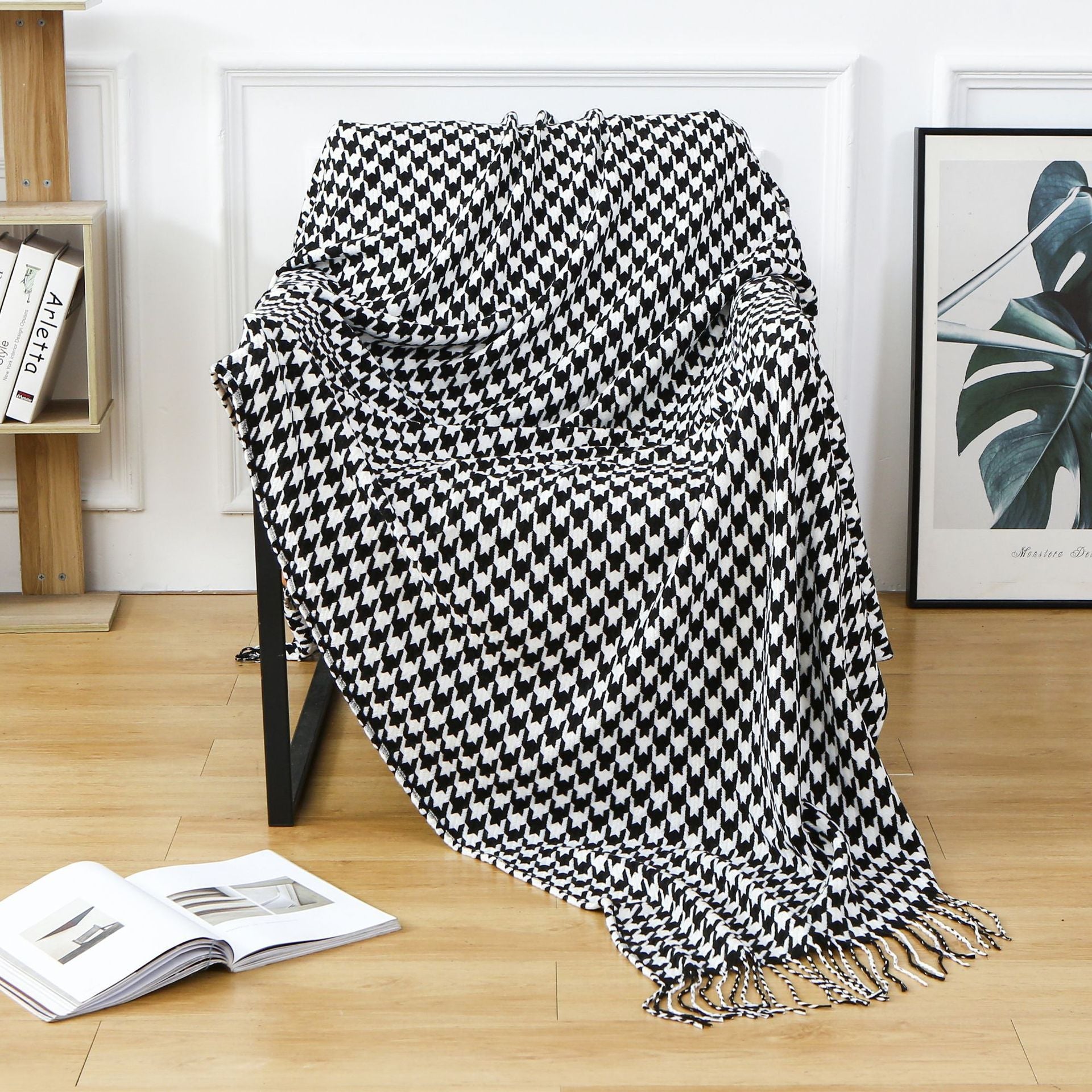 Unisex Deken Houndstooth Patroon Modern Design 3