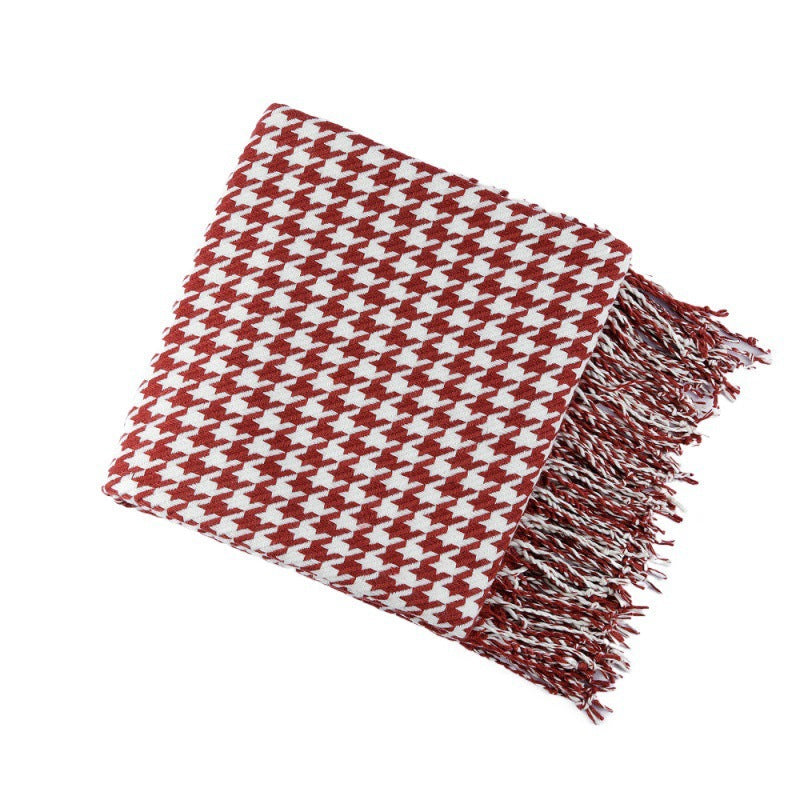 Unisex Deken Houndstooth Patroon Modern Design 6