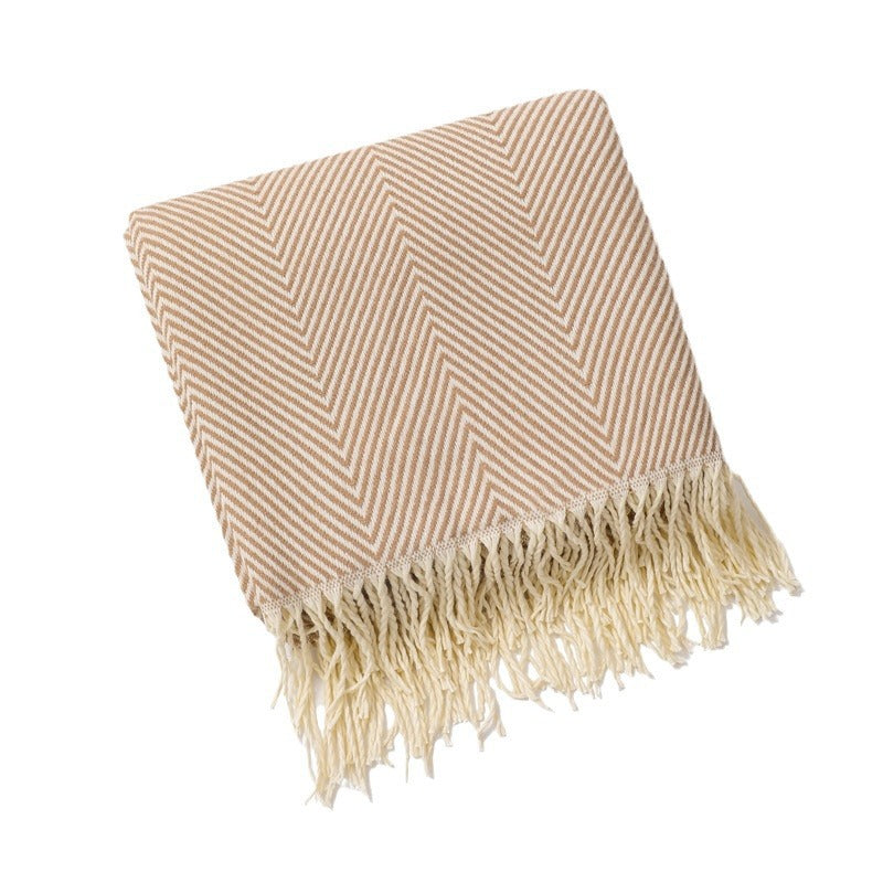 Unisex Deken Visgraatpatroon Comfortabel en Stijlvol 5
