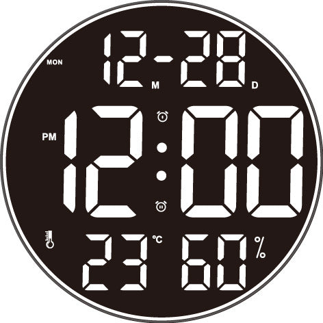 Unisex Digitaal Horloge Multifunctioneel Met Temperatuursensor 6