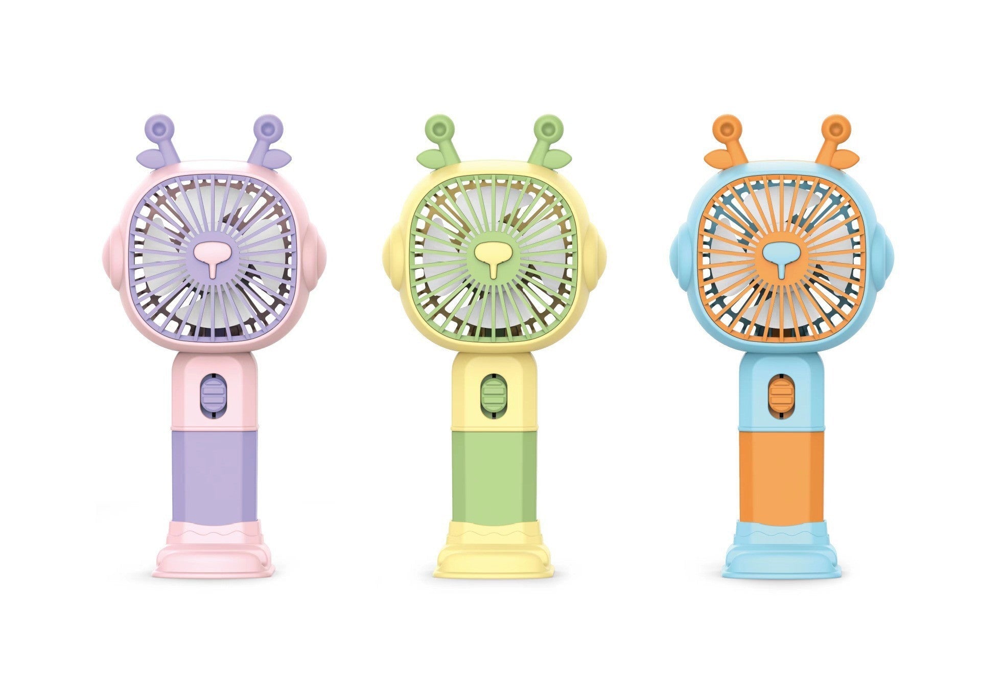 Unisex Draagbare Handventilator Cartoonstijl 0