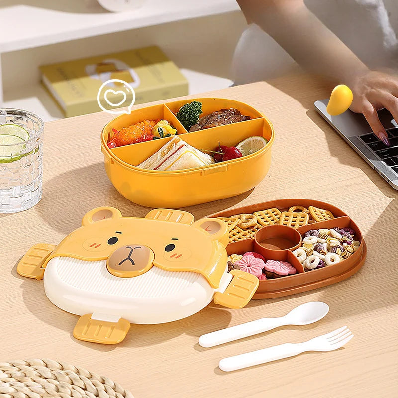 Unisex Draagbare Lunchbox Cartoonstijl 2