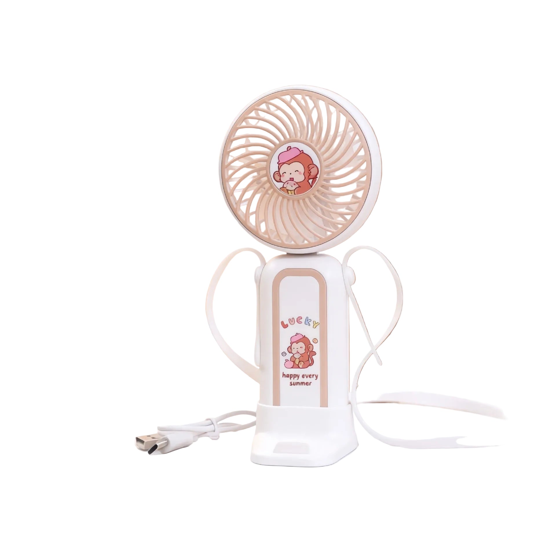 Unisex Draagbare Mini Ventilator Stijlvol 0