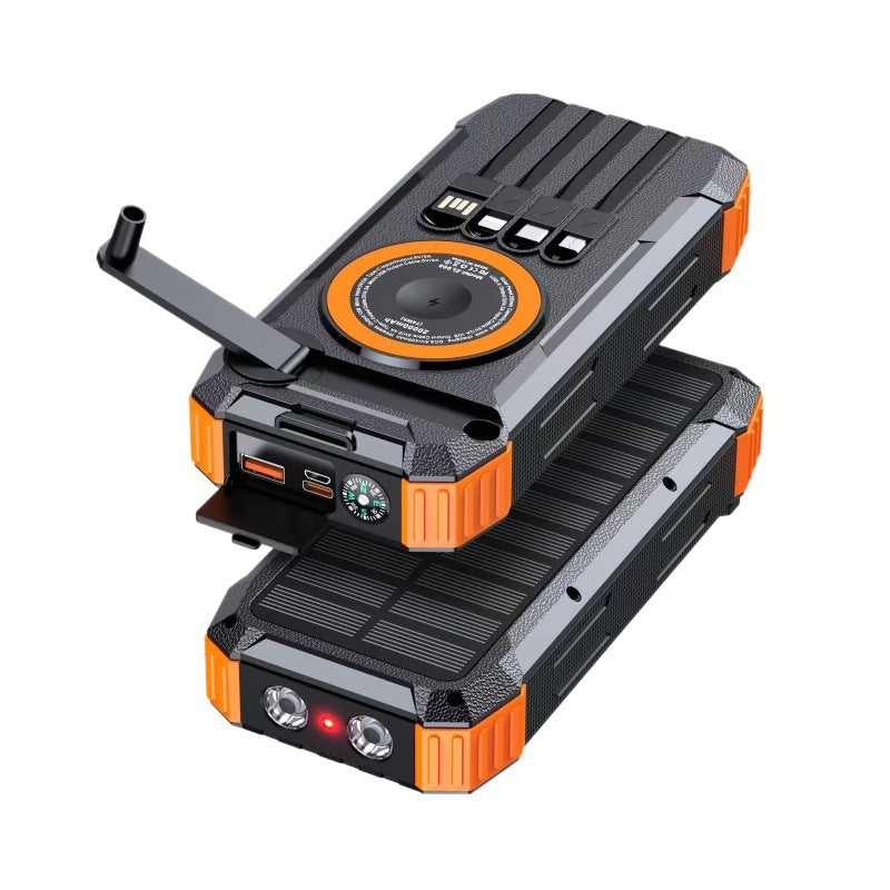 Unisex Draagbare Powerbank met Snellaadfunctie en Zonne-energie 3