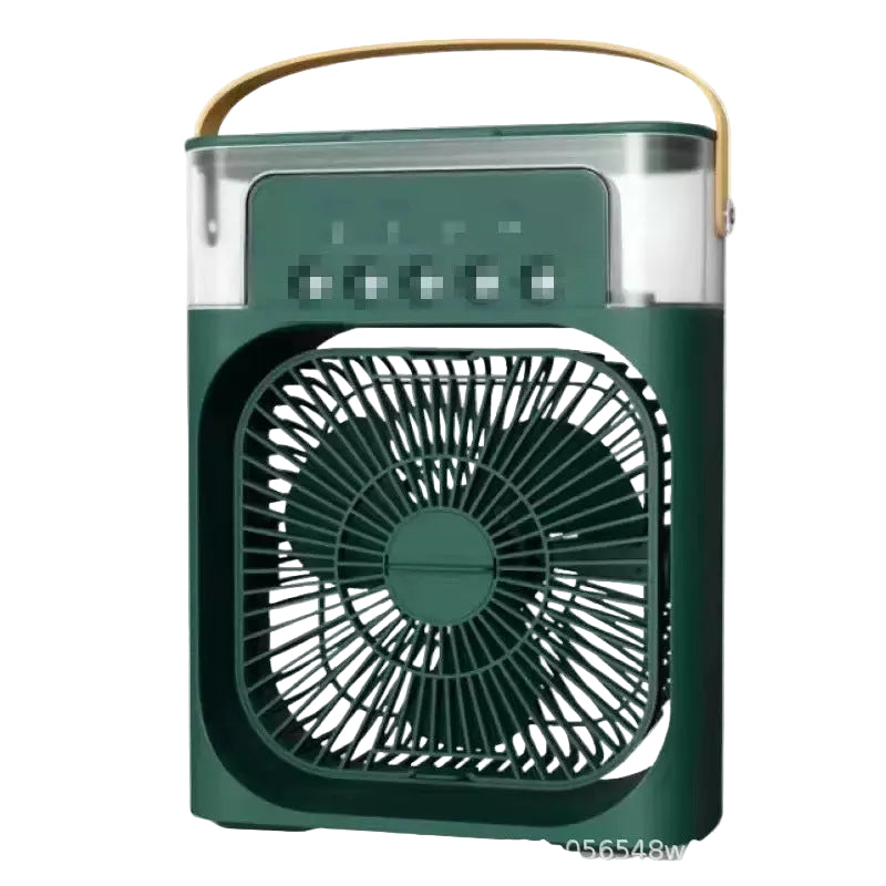 Unisex Draagbare Ventilator met Waterverneveling en Draaggreep 0