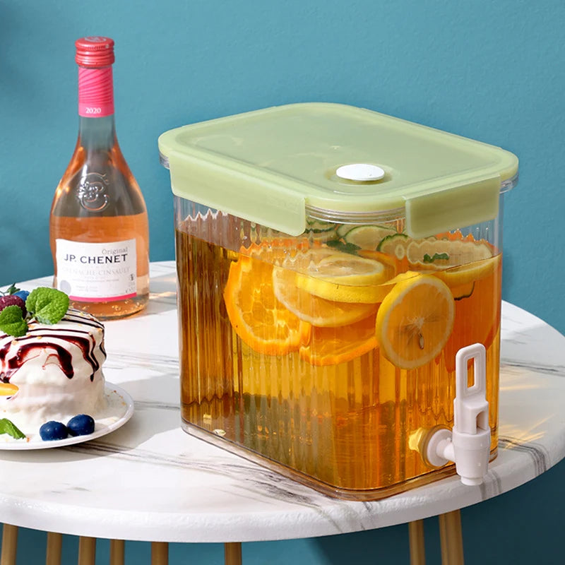 Unisex Drankdispenser Transparant Met Schenktuit En Luchtdichte Deksel 2