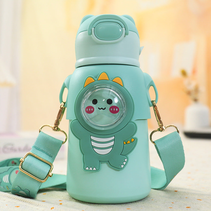 Unisex Drinkfles Dierenmotief Met Praktische Klepopening 5