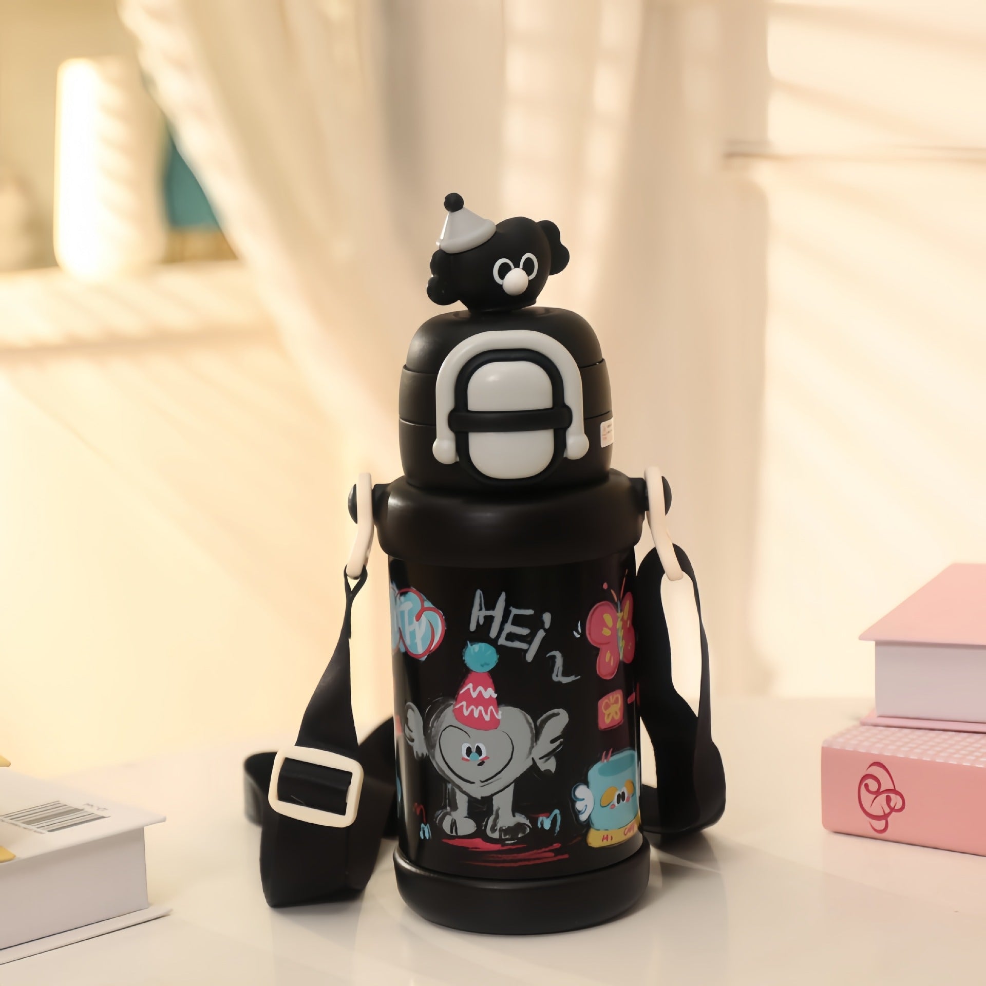Unisex Drinkfles Geïsoleerd met Grappig Ontwerp 7