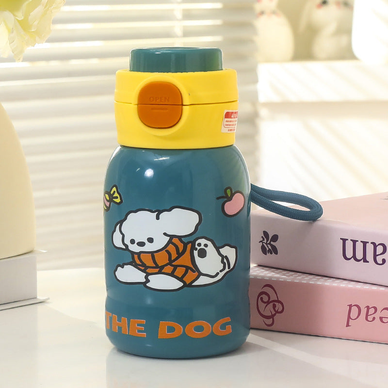 Unisex Drinkfles met Schattig Beer Ontwerp Draagbaar en Waterdicht 7