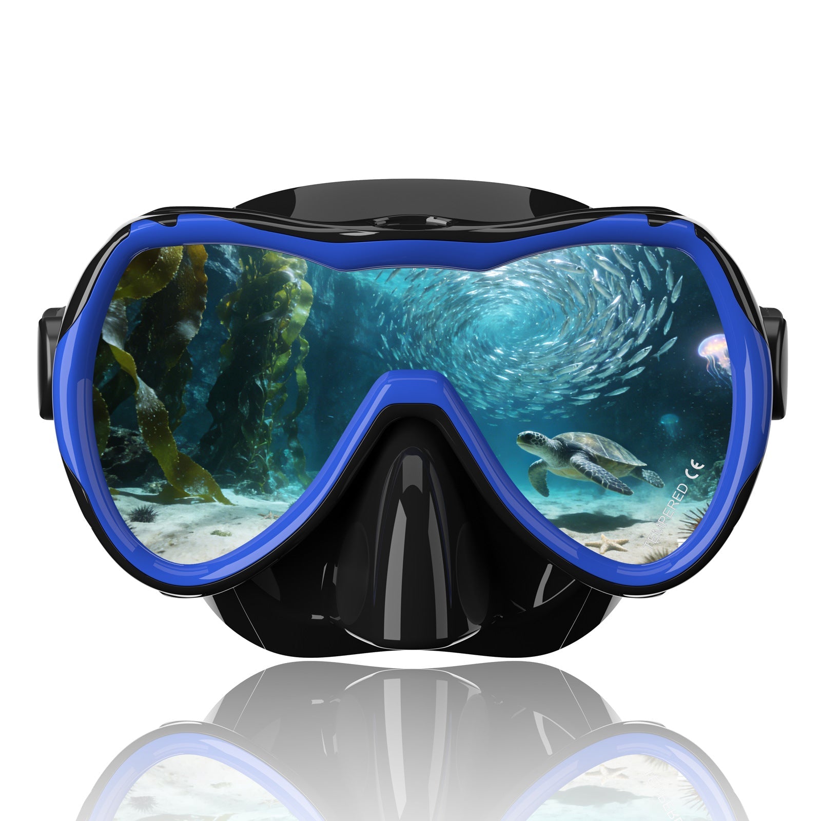 Unisex Duikmasker met Breed Gezichtsveld 10