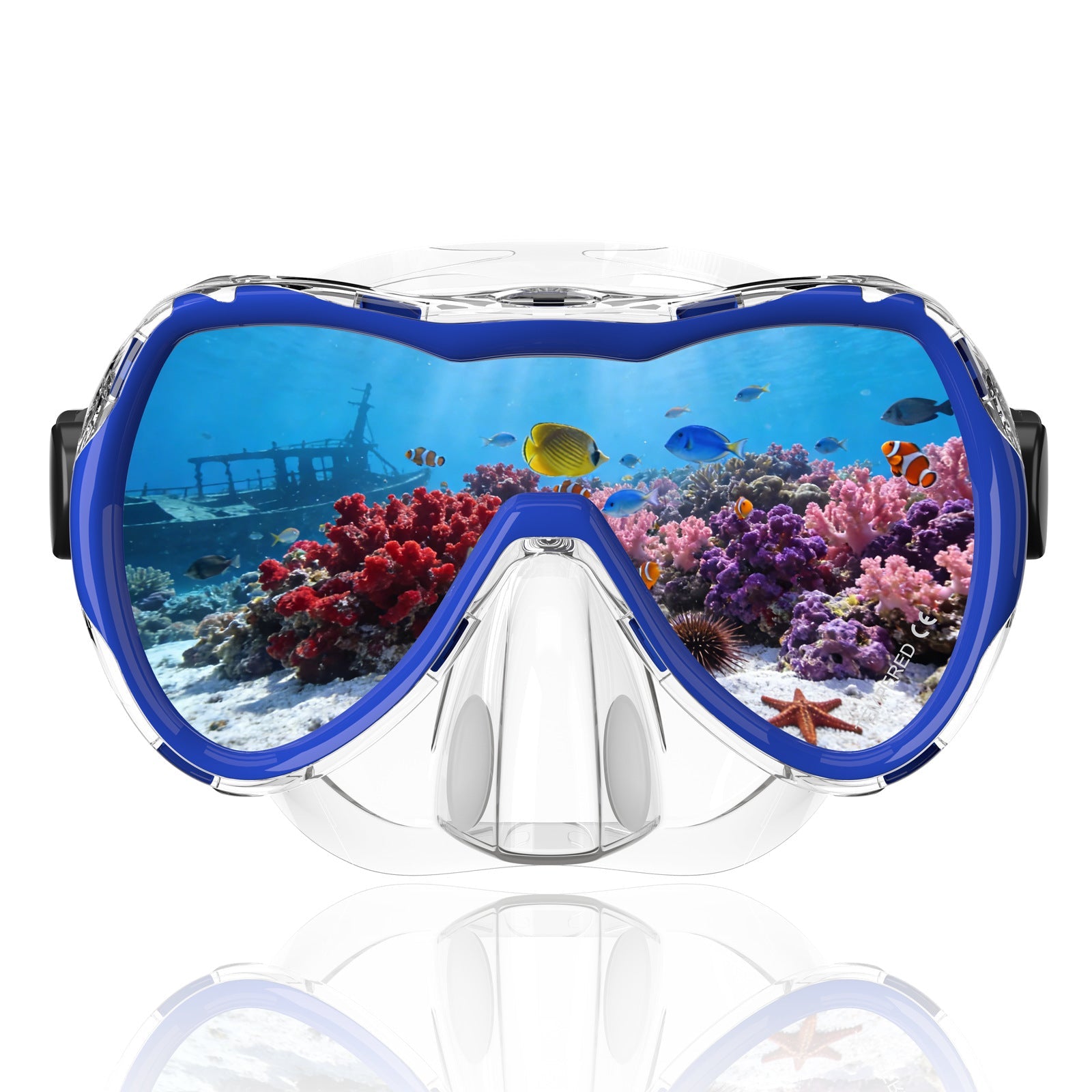 Unisex Duikmasker met Breed Gezichtsveld 8