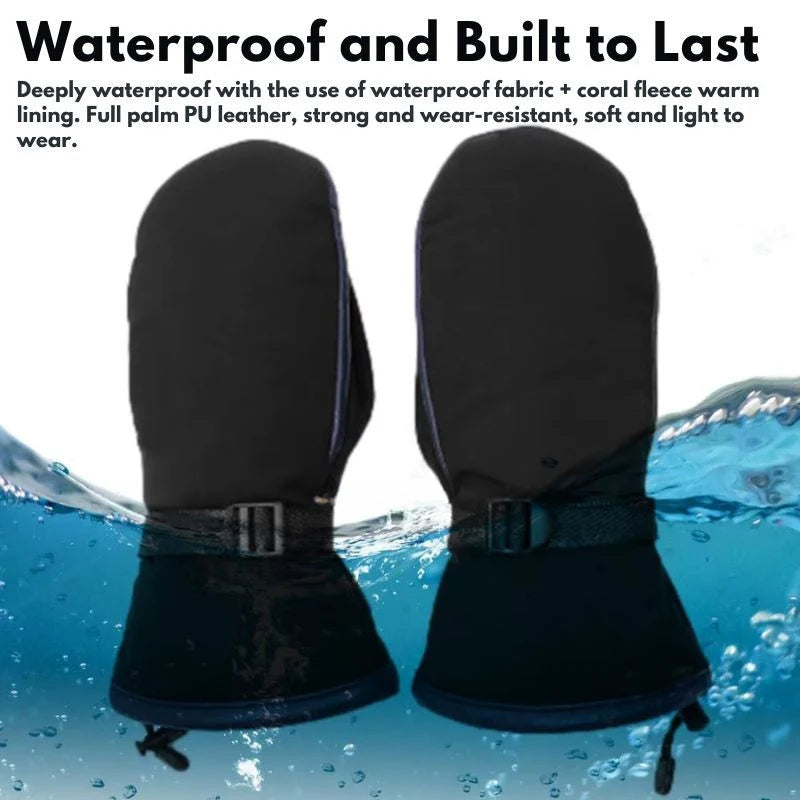 Unisex Elektrisch Verwarmde Handschoenen Waterdicht USB Oplaadbaar 4