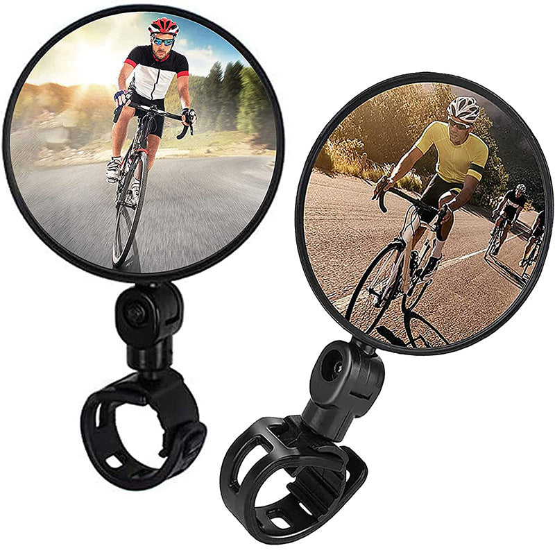 Unisex Fiets Stuurspiegel Verstelbaar Bolle Lens 0