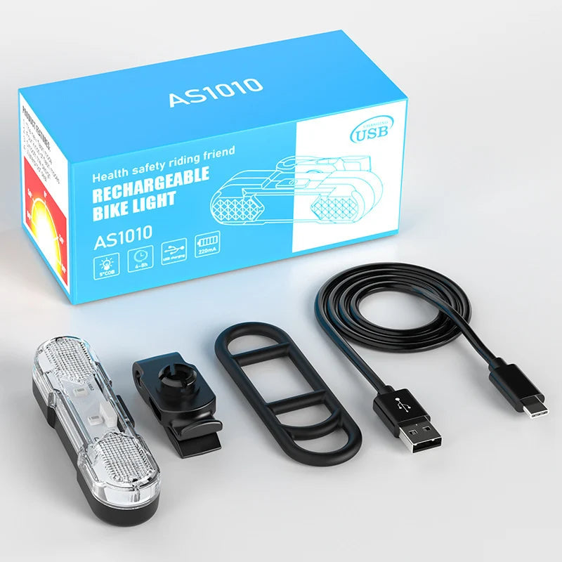 Unisex Fietsachterlicht Draaibaar USB-oplaadbaar 6