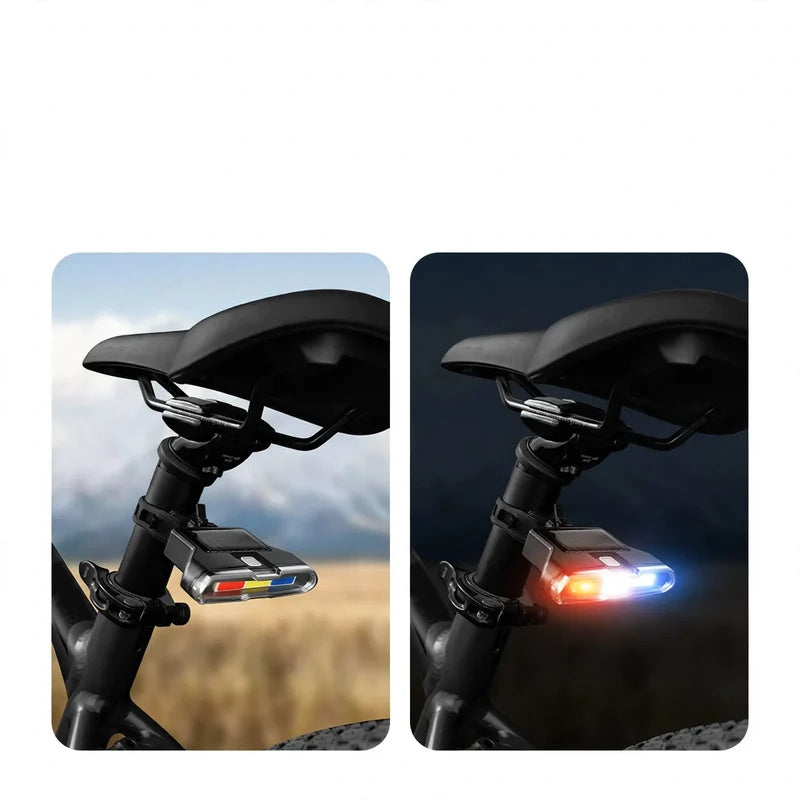 Unisex Fietsachterlicht Meerkleurig USB-oplaadbaar Waterdicht 4
