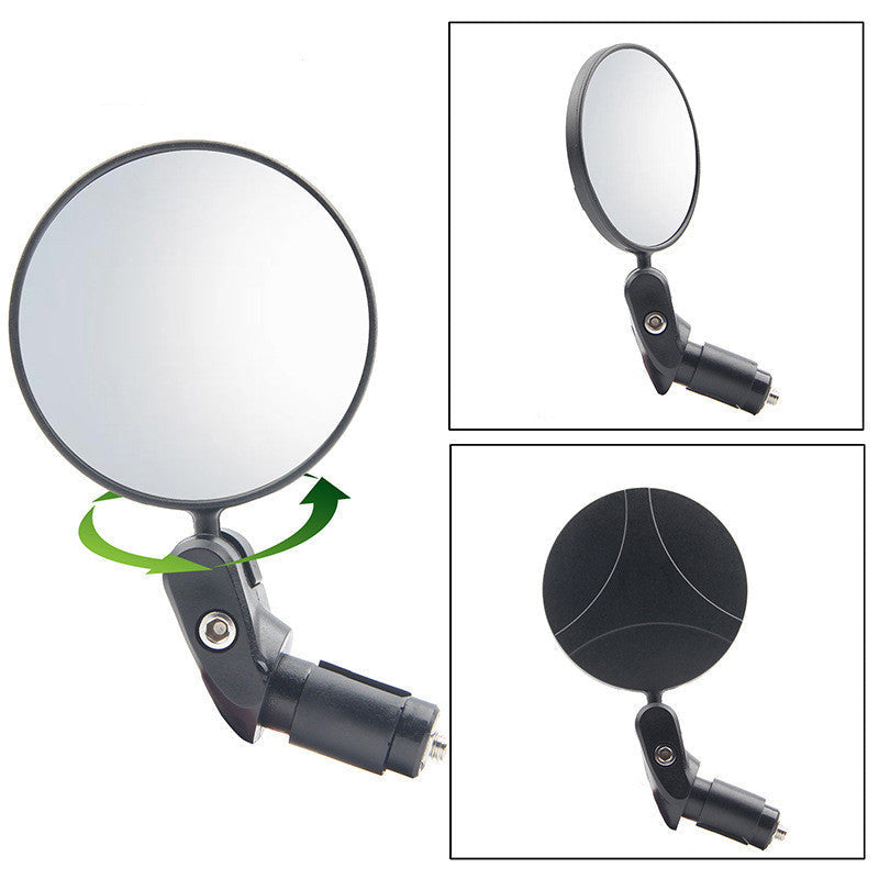 Unisex Fietsspiegel Set Compact Draaibaar Groothoek 4