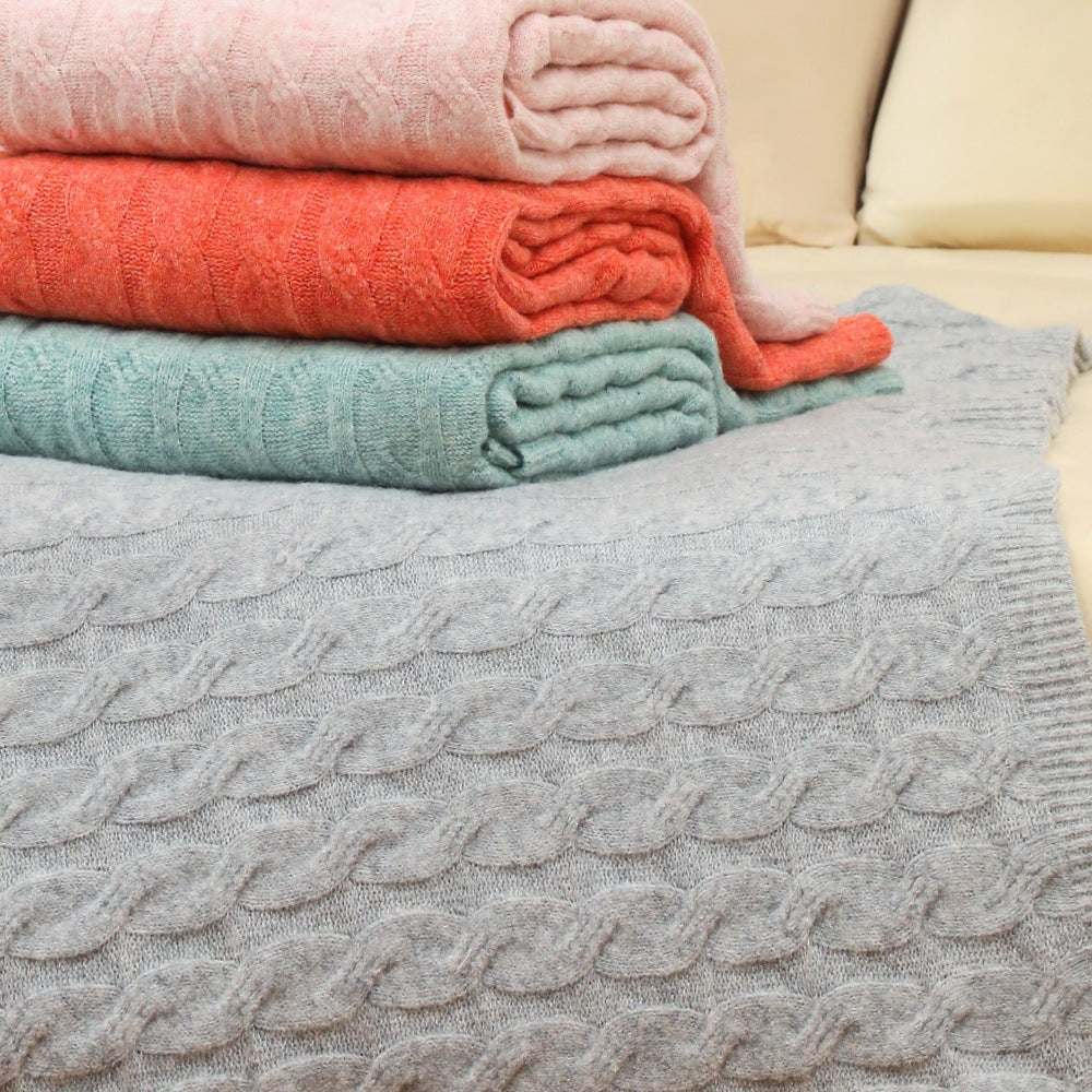 Unisex Gebreide Deken Comfortabel en Stijlvol 1