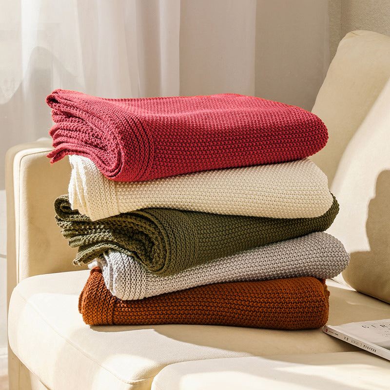 Unisex Gebreide Deken Comfortabel en Stijlvol 1