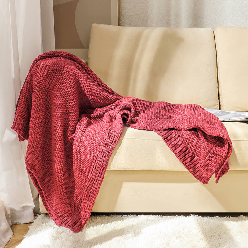Unisex Gebreide Deken Comfortabel en Stijlvol 7